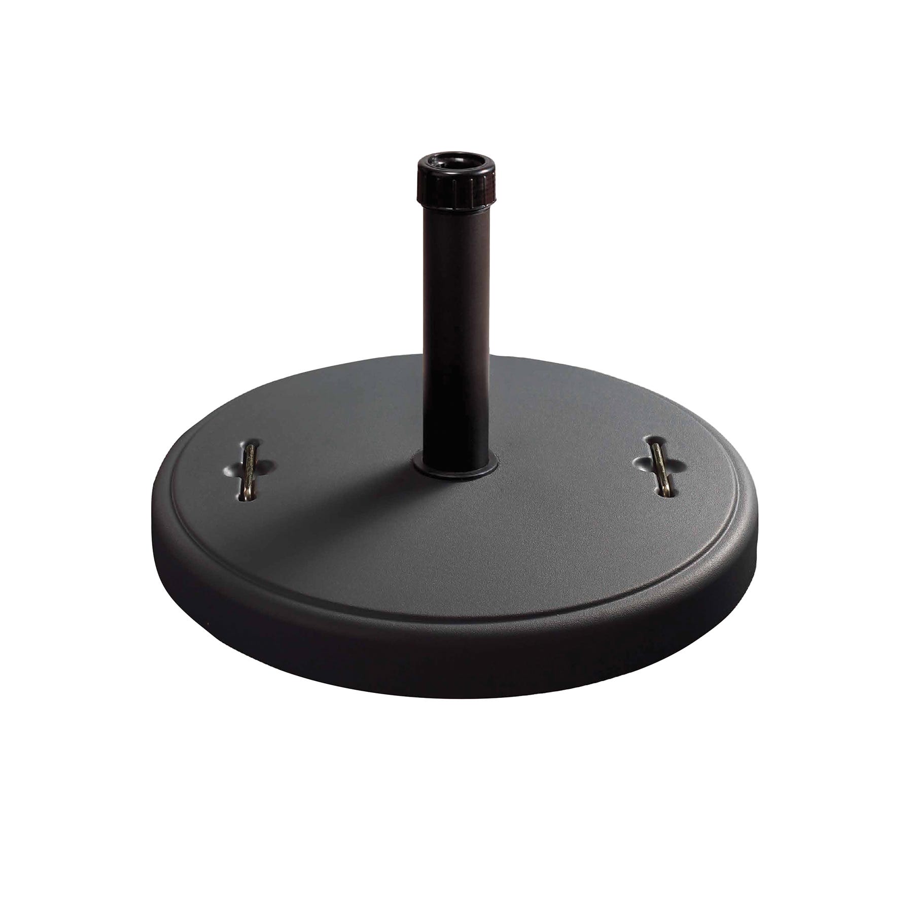Heavy Duty Concrete Round Umbrella Base, 38 Kg, Black