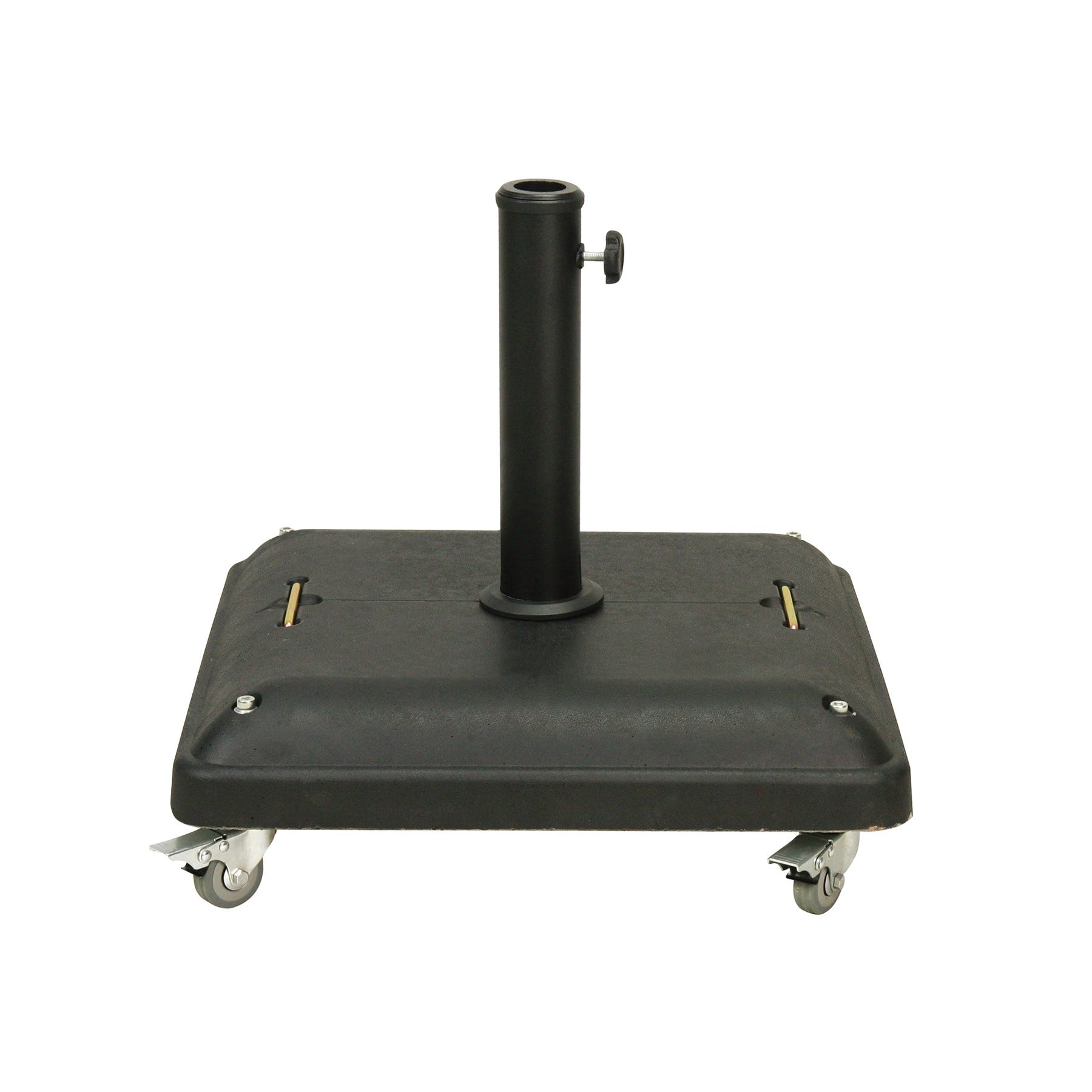 Heavy Duty Concrete Square Umbrella Base, 37Kg, Black