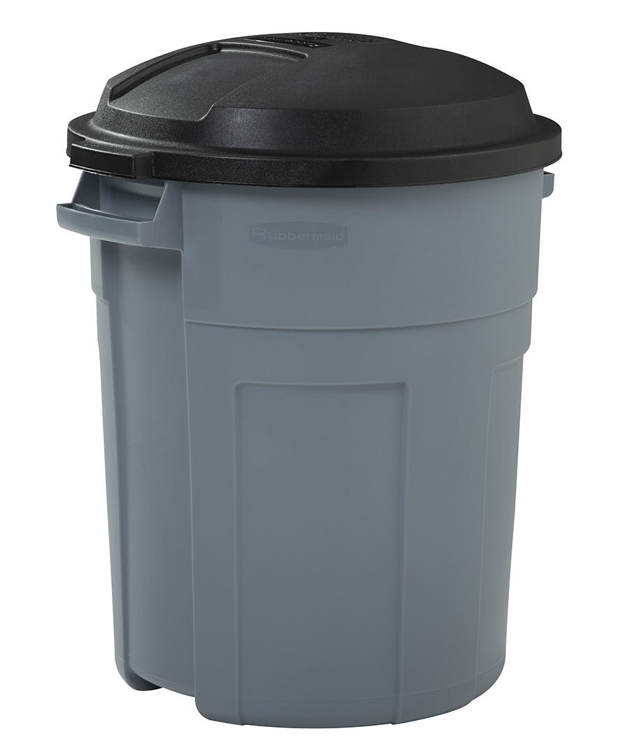 Heavy-duty outdoor trash can