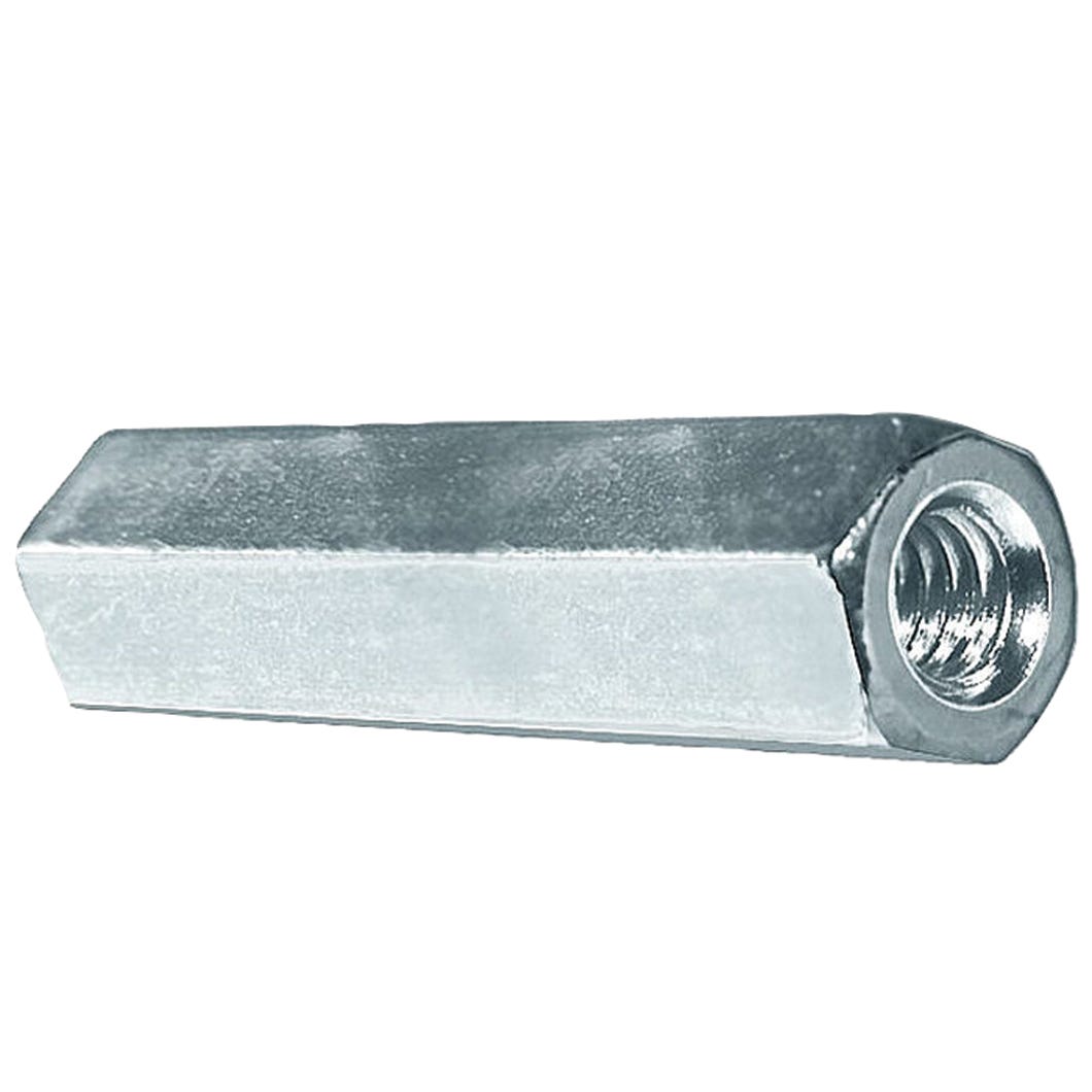 Hex Connector Nut, 1-in. X 2-1/2-in.