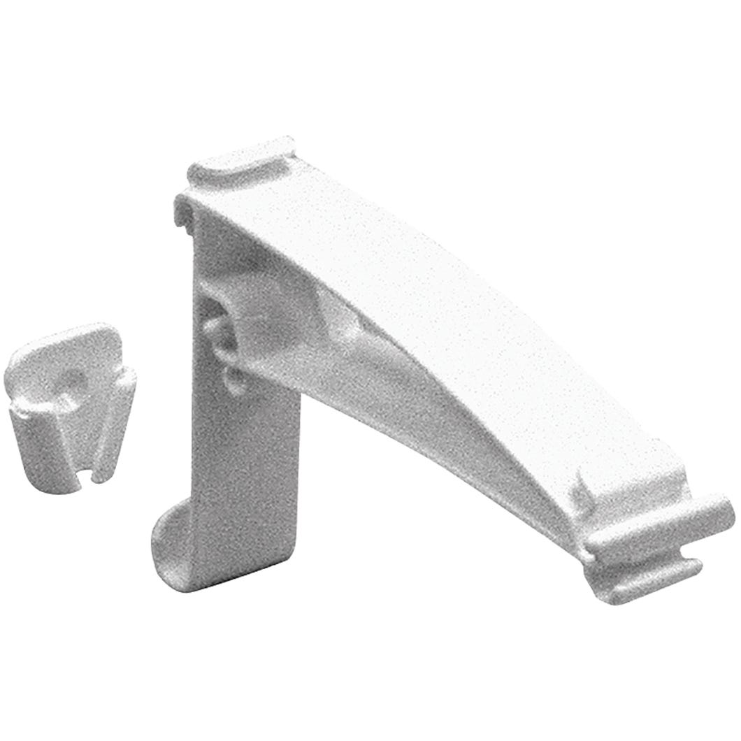 Hidden hook for vinyl gutter