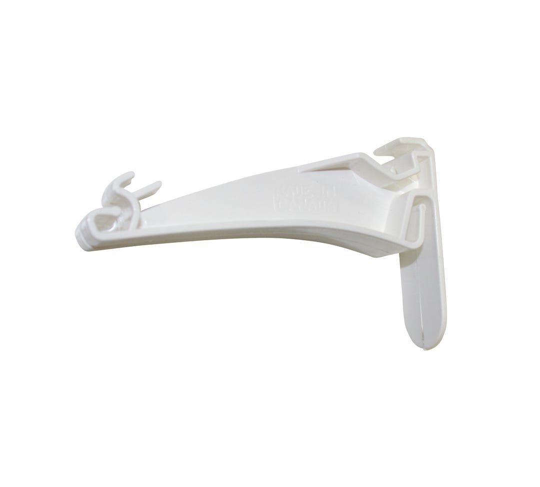 Hidden hook for vinyl gutter