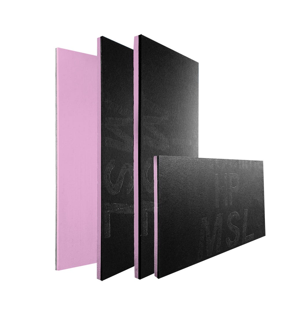 High-performance exterior insulsheathing