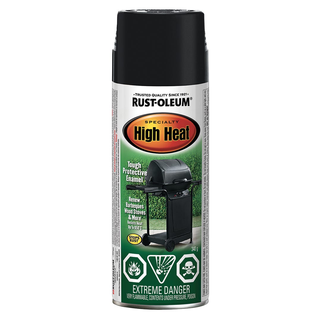Peinture haute température pour BBQ, Black, 340 g