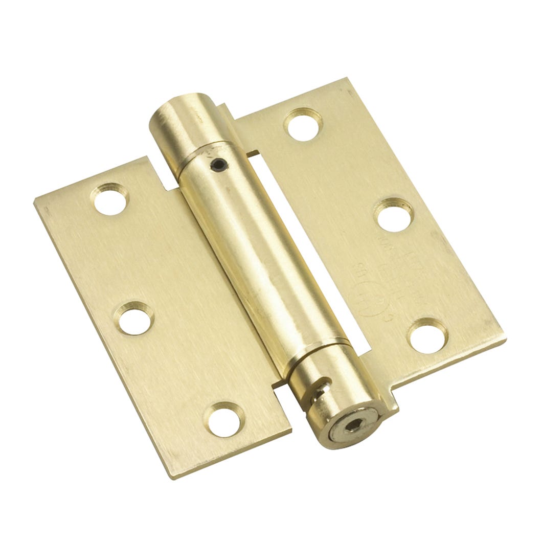 Hinge Adjustable Spring 3 1/2-in., Steel