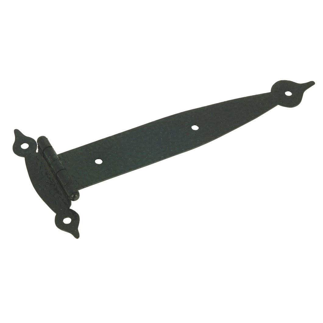 Hinge forged iron strap - flush