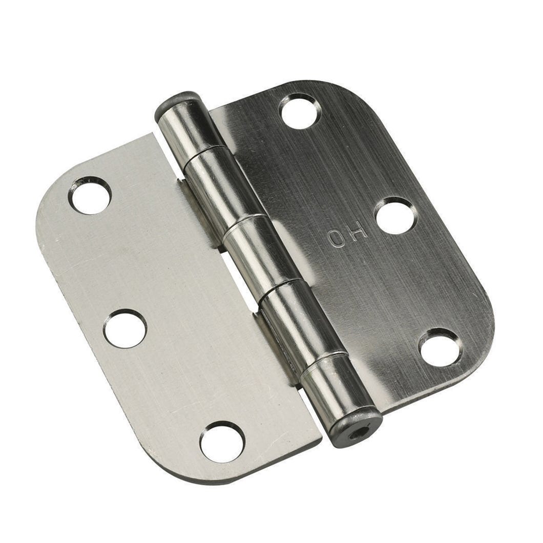 Hinge Round Corner 5/8-in., 3-in., Steel