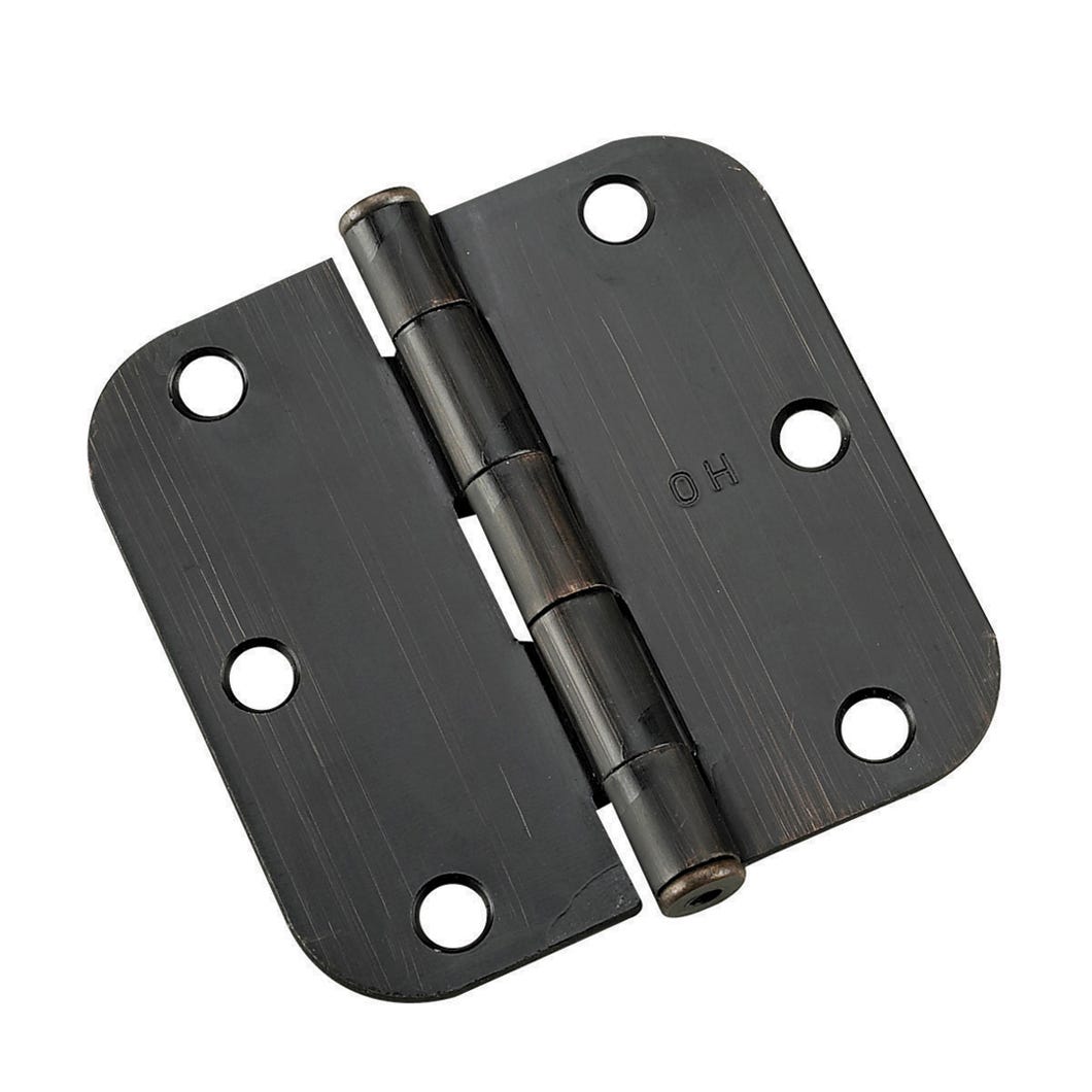 Hinge Round Corner 5/8-in., 3-in., Steel