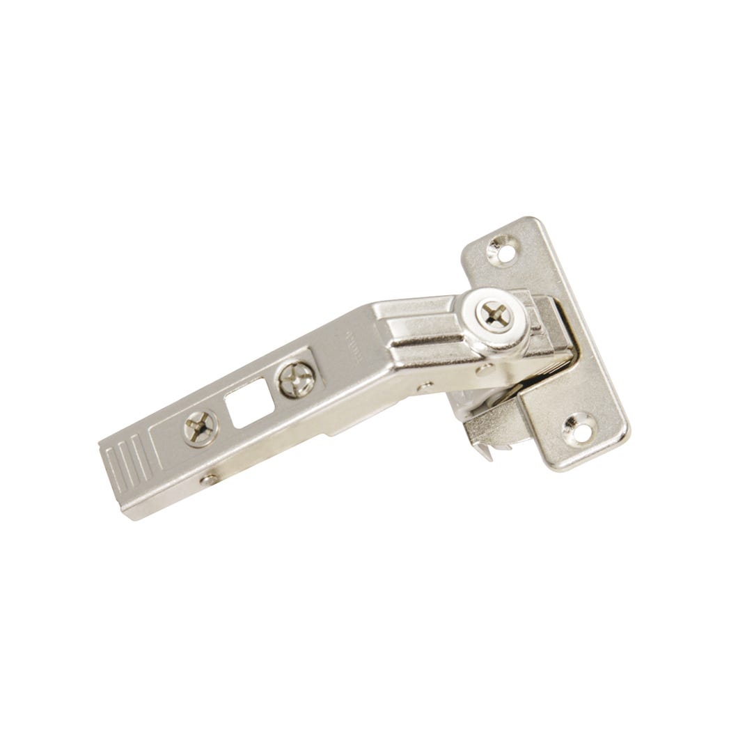 Hinge Screw-On, 60°, Bi-Fold Self-Closing