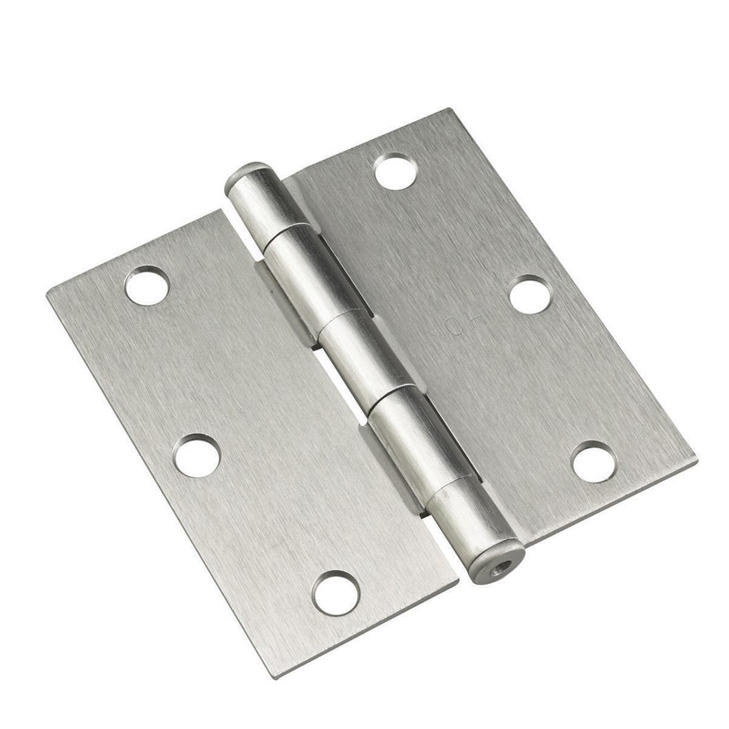 Hinge Square Corner 3 1/2-in. X 3 1/2-in., Steel