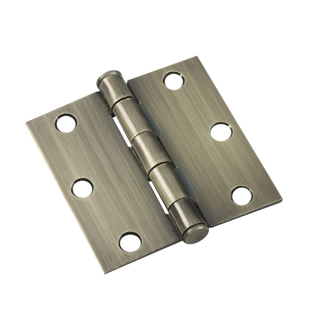 Hinge Square Corner 3-in., Steel