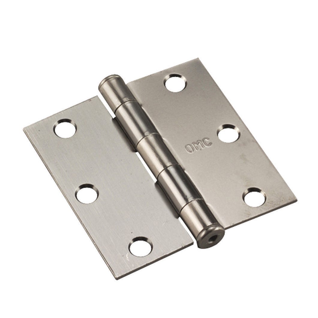 Hinge Square Corner 3-in., Steel