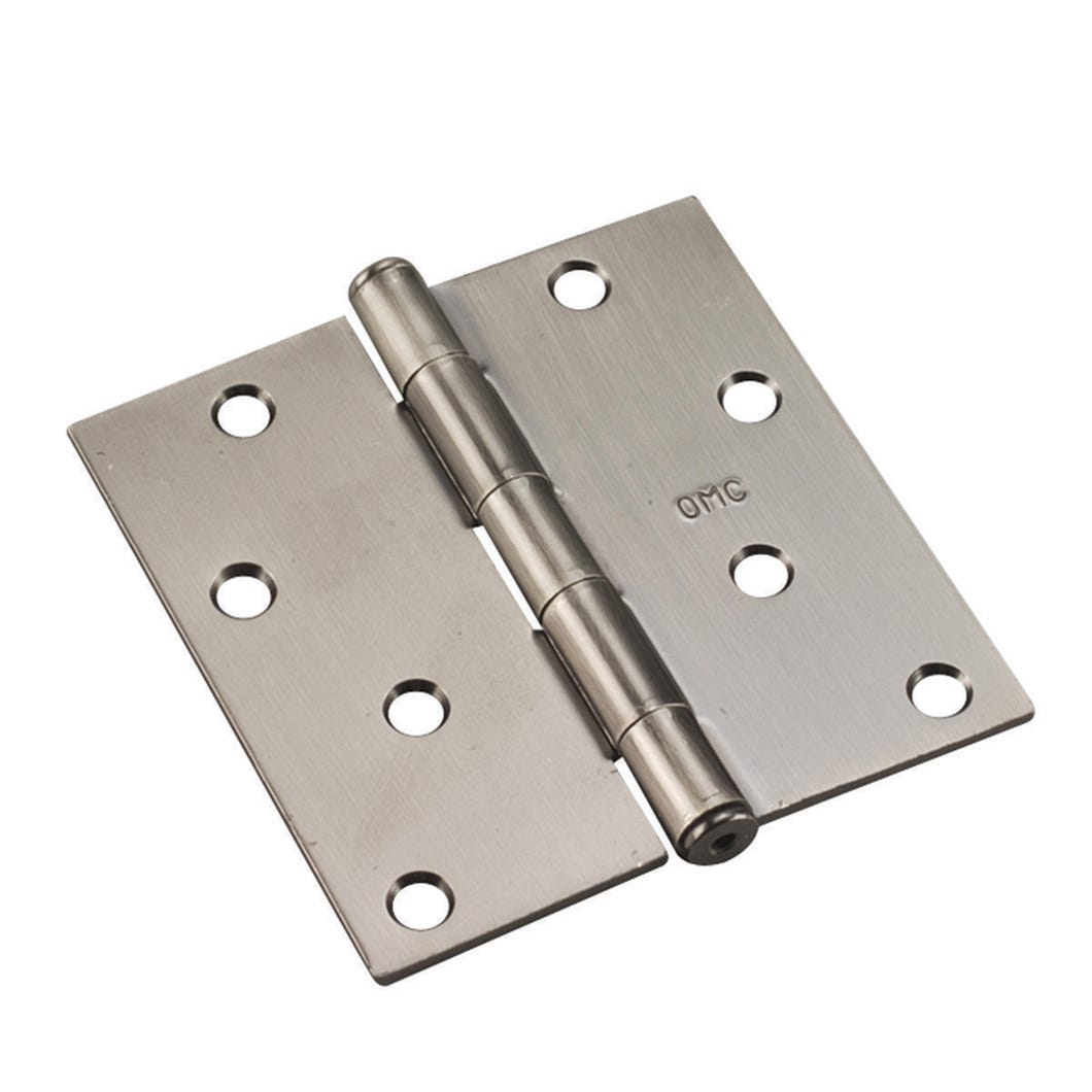 Hinge Square Corner 4-in., Steel