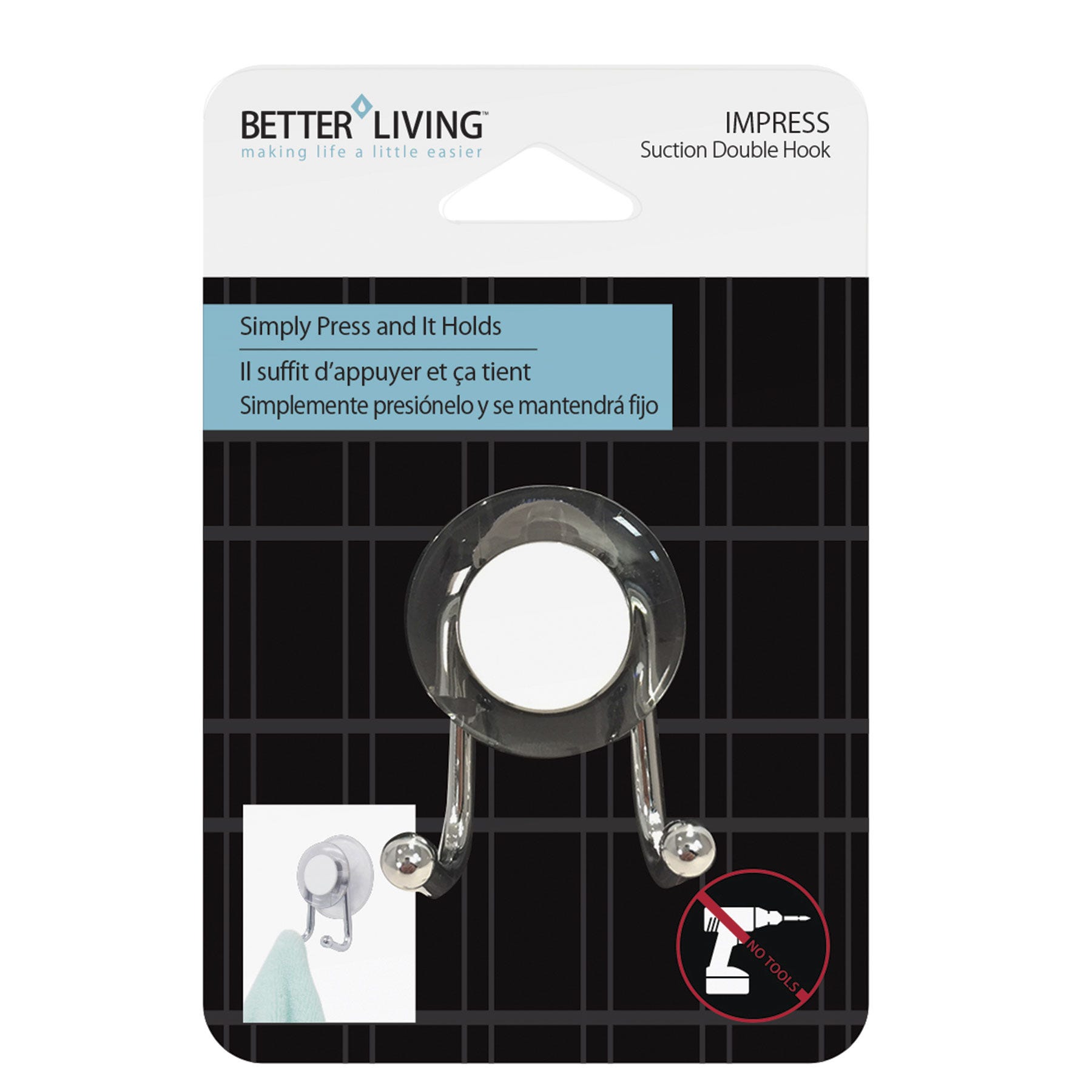 Impress Double Hook Suction