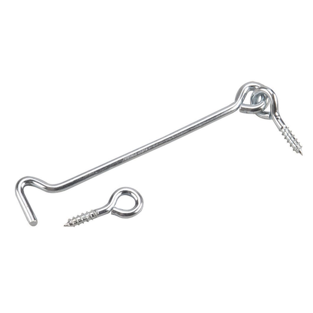 Hook with Screwable Eye for Gate, 6-in.
