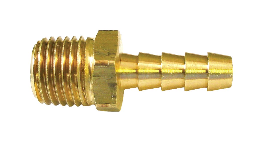 Hose Adaptor Barb X Male, 1/4-in. X 3/8-in.