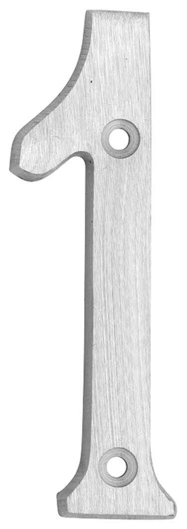 House Number 1, Aluminum, 4-in.