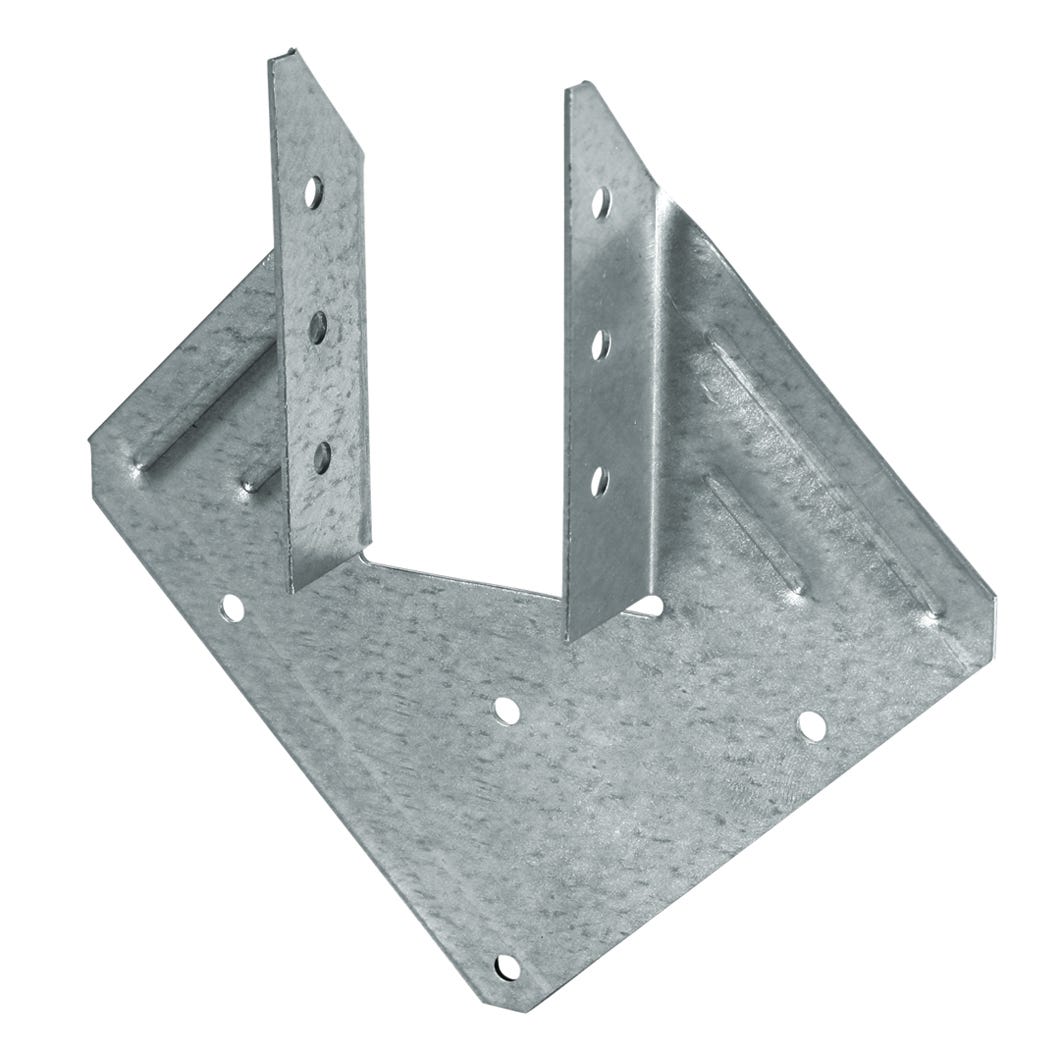 Hurricane Tie 5 1/4-in. X 3/4-in. X 5 1/4-in. 18 Ga