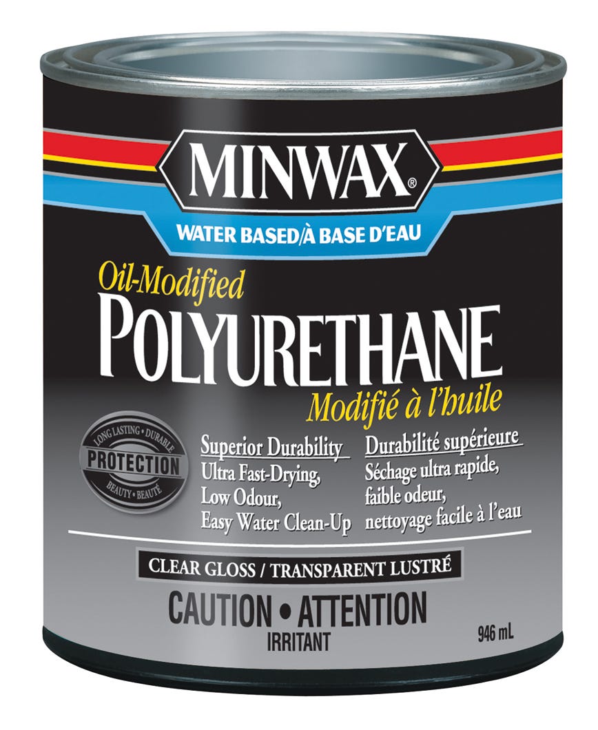 Hybride Varnish, Superior Durability Multi Surface, Clear Gloss, 946 ml