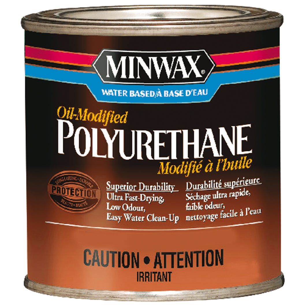 Hybride Varnish, Superior Durability Multi Surface, Clear Semi Gloss, 946 ml