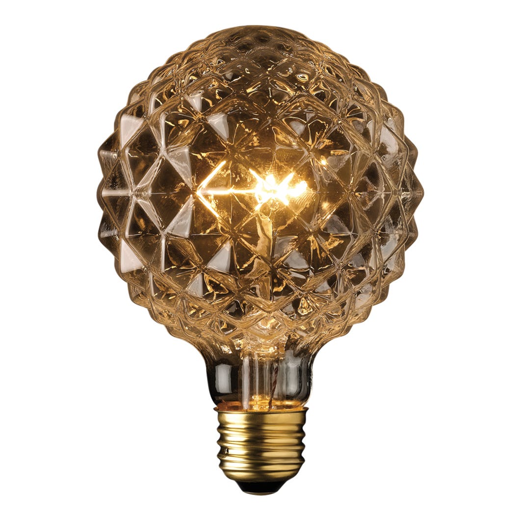 Incadescent designer light bulb