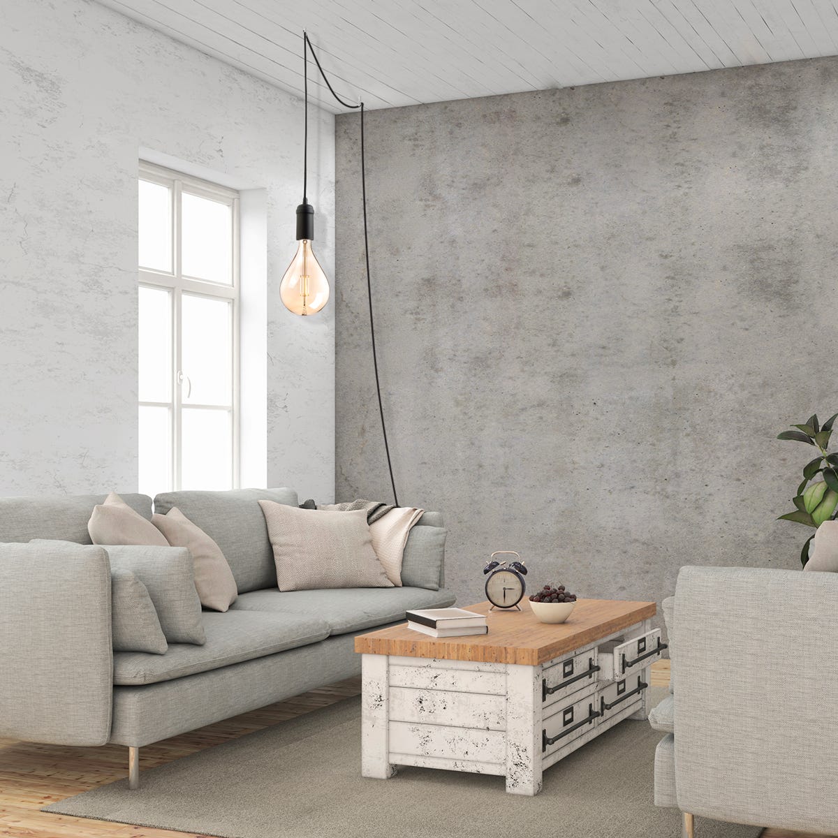 Incadescent designer light bulb