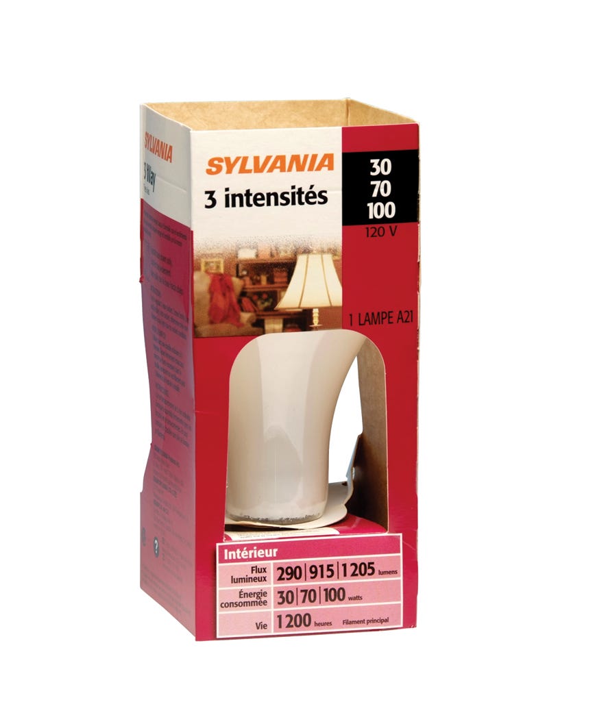 Incandescent Light Bulb, 3-Way, Indoor