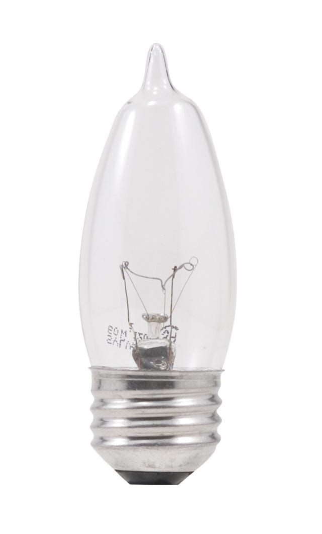 Incandescent Light Bulb Chandelier, B10