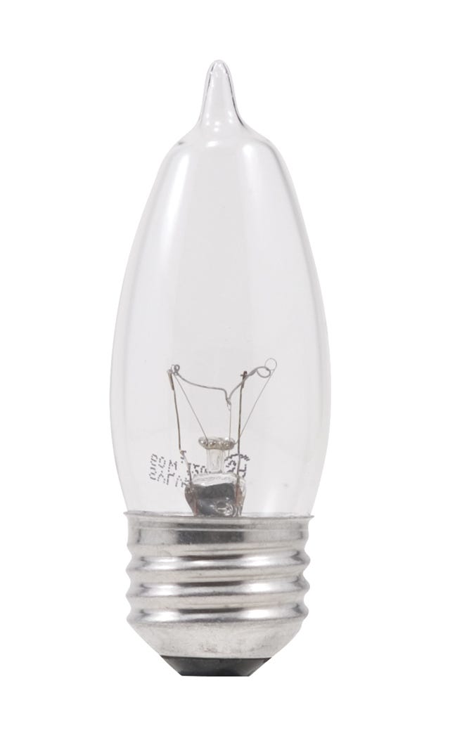 Incandescent Light Bulb Chandelier, B10
