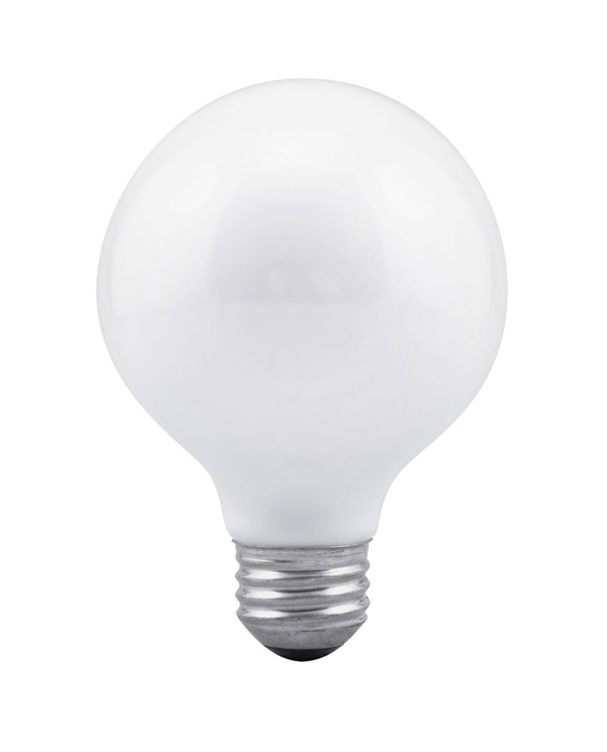 Incandescent Light Bulb Decorative Globe, Indoor