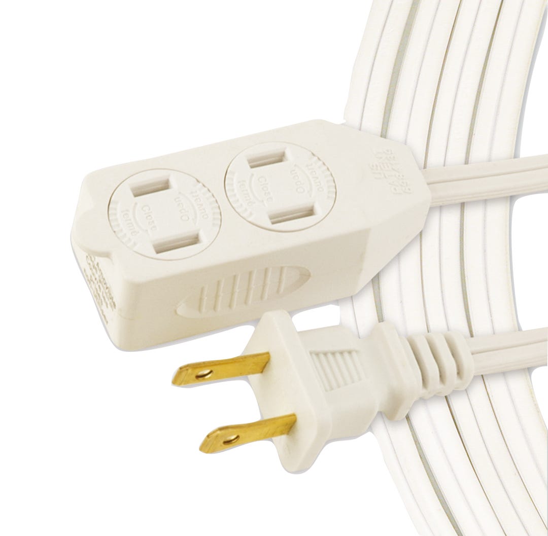 Indoor Extension Cord, 6.6-ft.