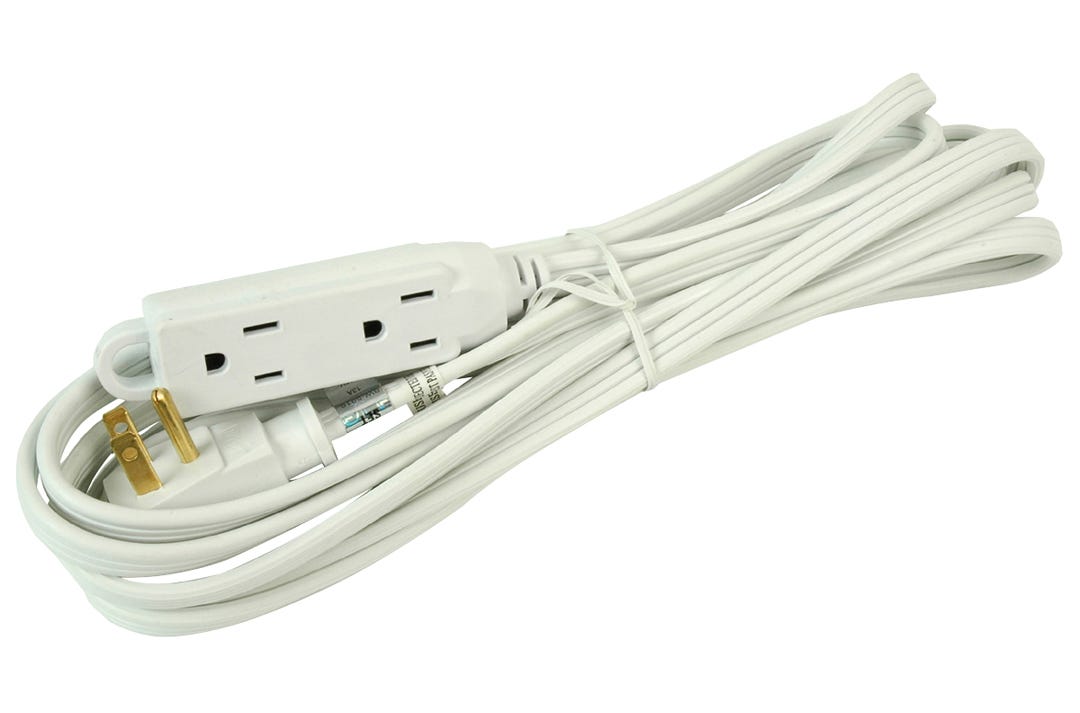 Indoor Extension Cord, 6.6-ft.