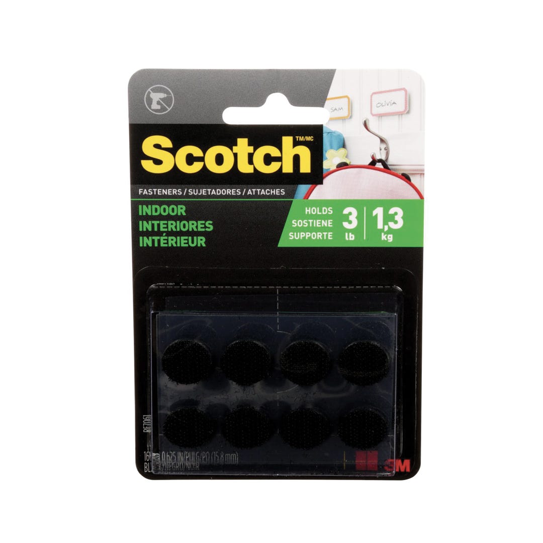 Indoor fasteners - black