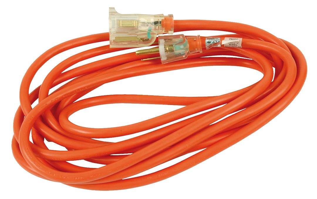 Indoor/Outdoor Extension Cord with Power Indicator Light, 16.4-ft.