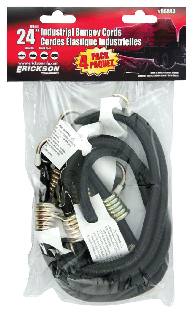 Industrial Bungey Cords, 24-in.