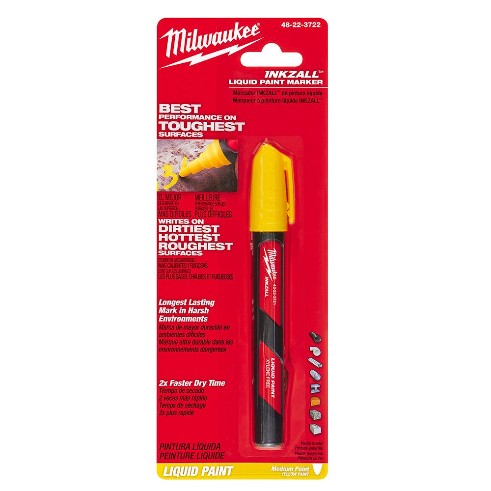 INKZALL yellow paint marker