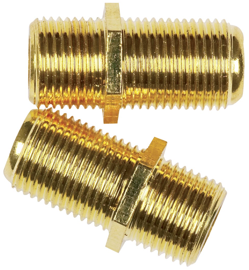 Inline coupler for coaxial cable rg6/rg56