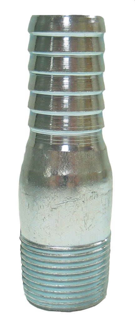Galvanized Insert Male Adapter, Lead-Free, 3/4-in. Mpt X-in.s