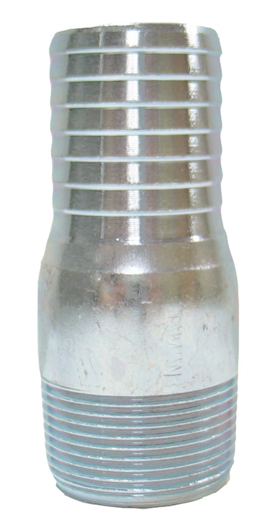 Galvanized Insert Male Adapter, Lead-Free, 1 1/2-in. Mpt X-in.s