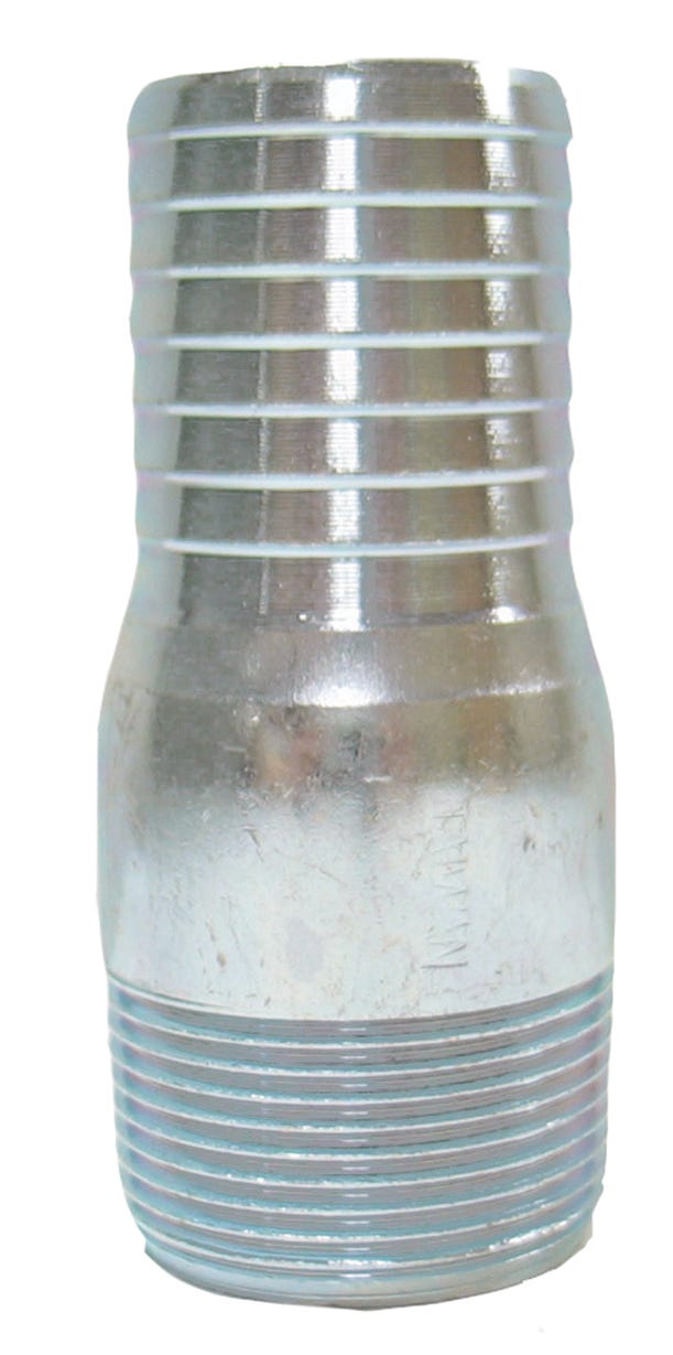 Galvanized Insert Male Adapter, Lead-Free, 2-in. Mpt X-in.s
