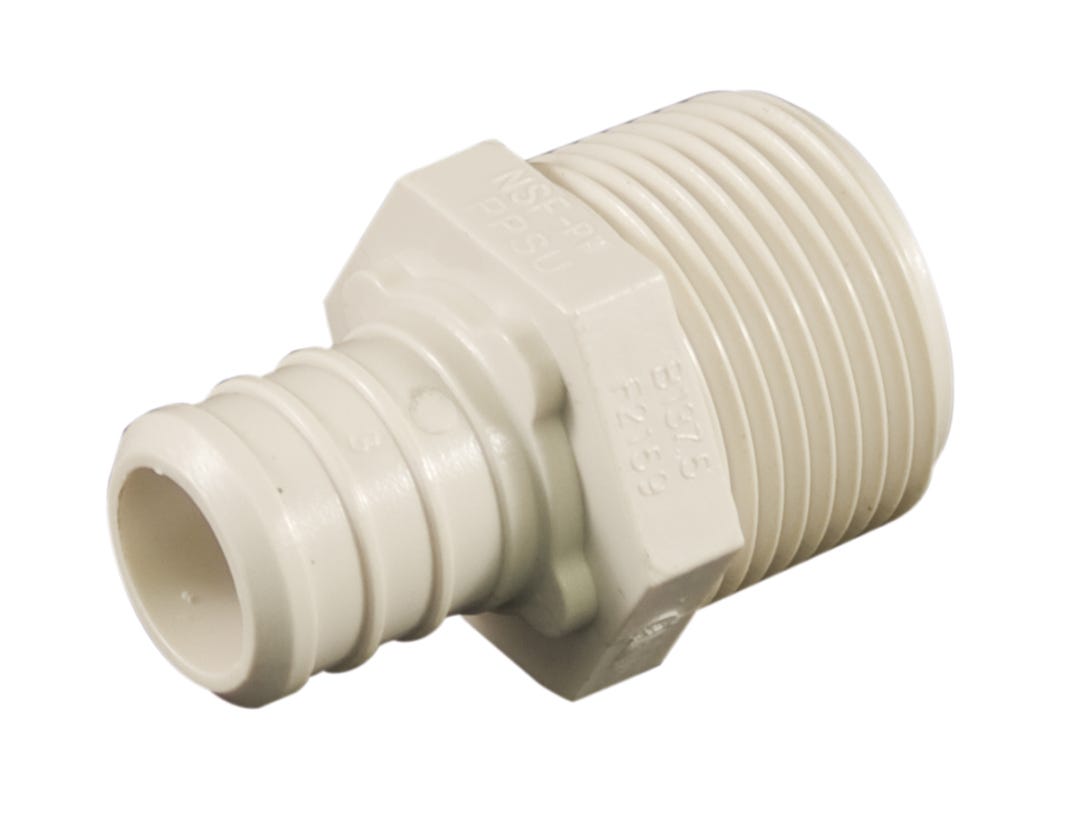 Insert Adapter Male Plastic Pex, 1/2-in. X 3/4-in.