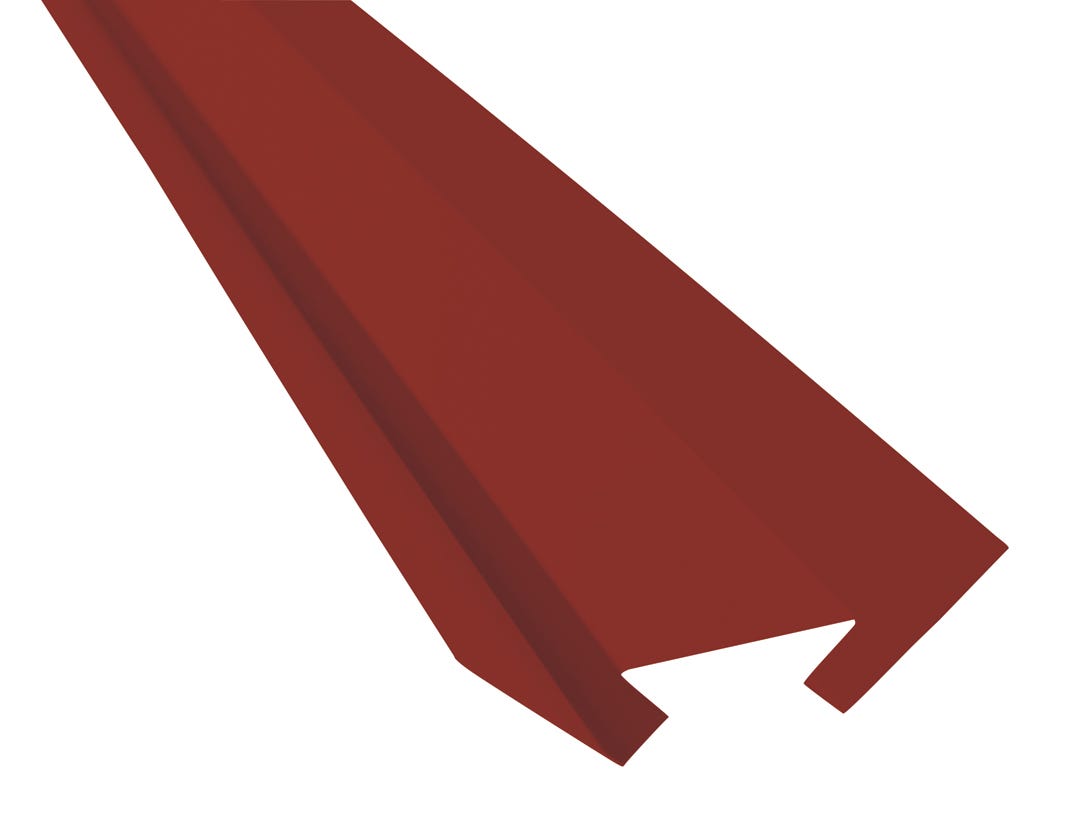 Inside Corner Aluminum for Siding, Country Red