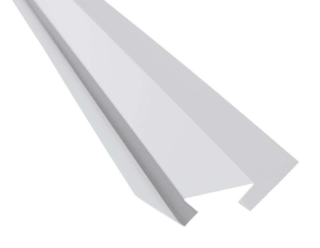Inside Corner Aluminum for Siding, Mist Grey