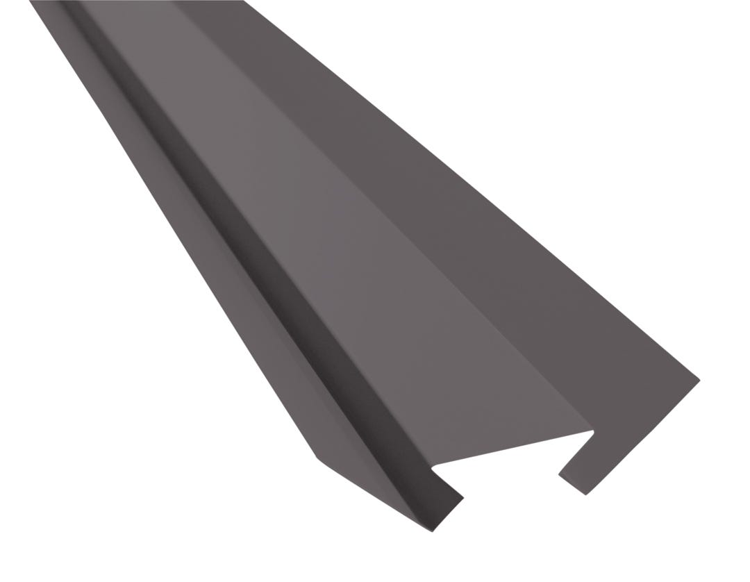 Inside Corner Aluminum for Siding, Timberwolf