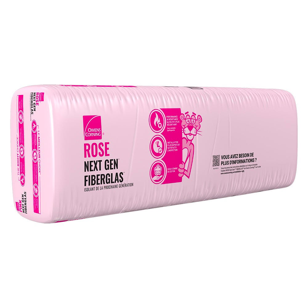 R-20 Pink Next Gen Fiberglas Insulation, 11-in. x 47-in. x 6-in.
