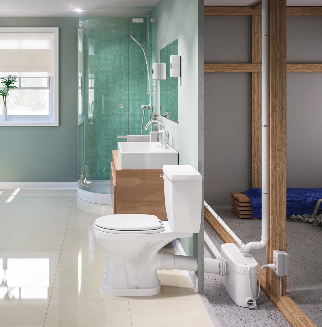 Insulated Toilet Tank, Saniplus, 4.8 L