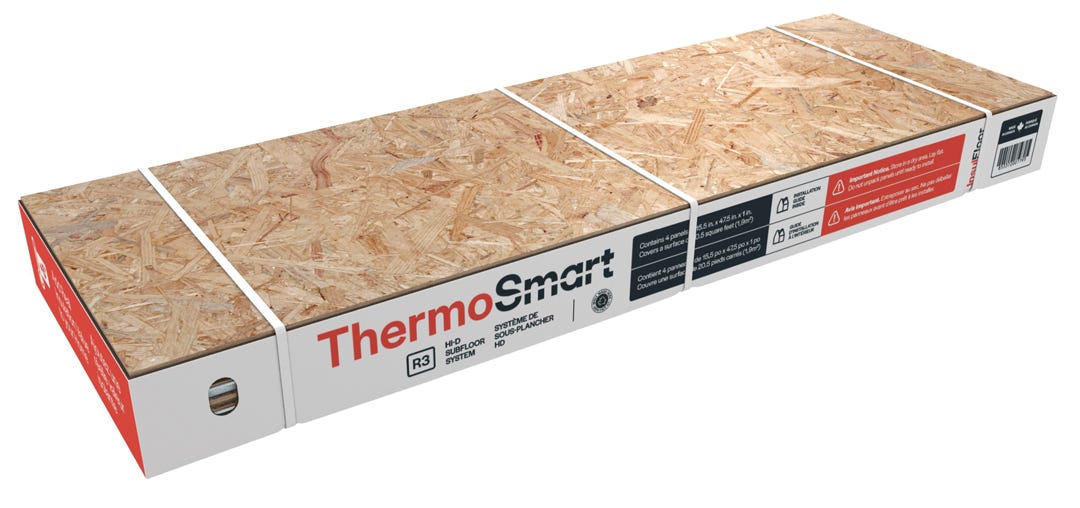THERMOSMART Insulation Subfloor, R3, 15.5 in. x 47.5 in. x 1 in.
