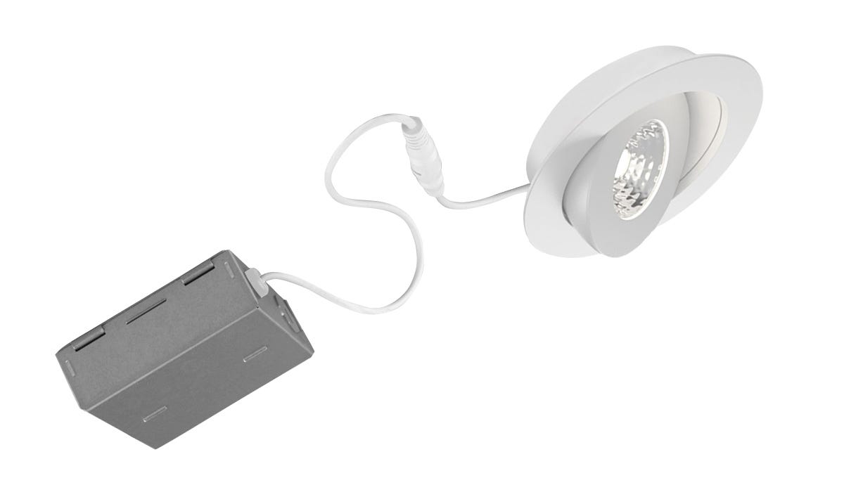 Integrated Led Directional Recessed Fixture 32.13-in. X 1.25-in. X 4.75-in., Matte White