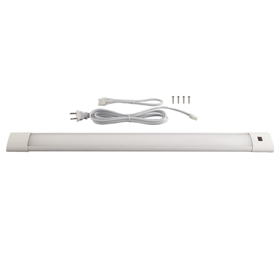 Integrated LED fixture motion sensor