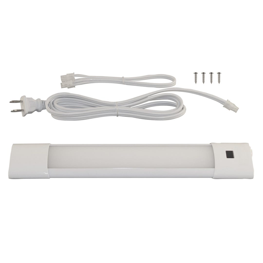 Integrated LED fixture motion sensor